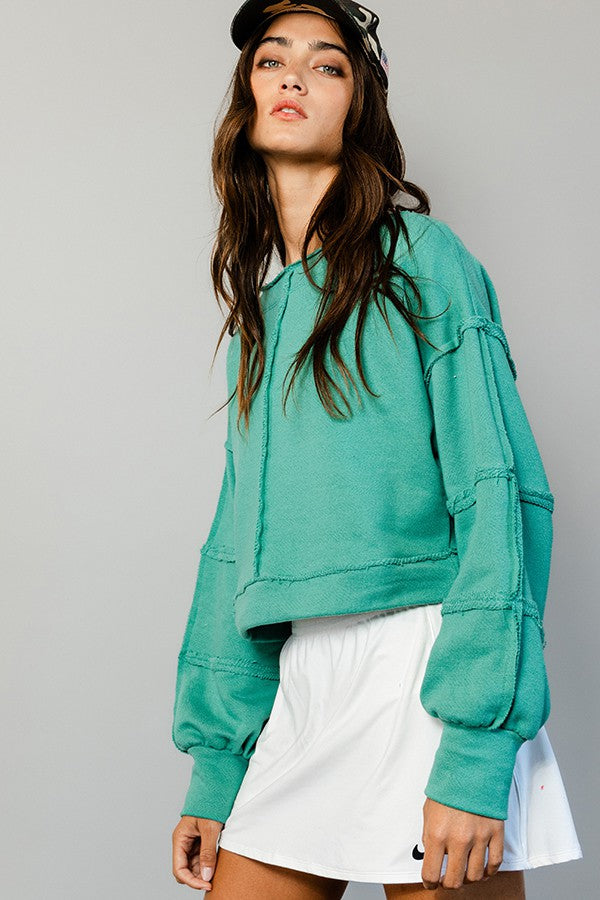 Tara Cropped Pullover