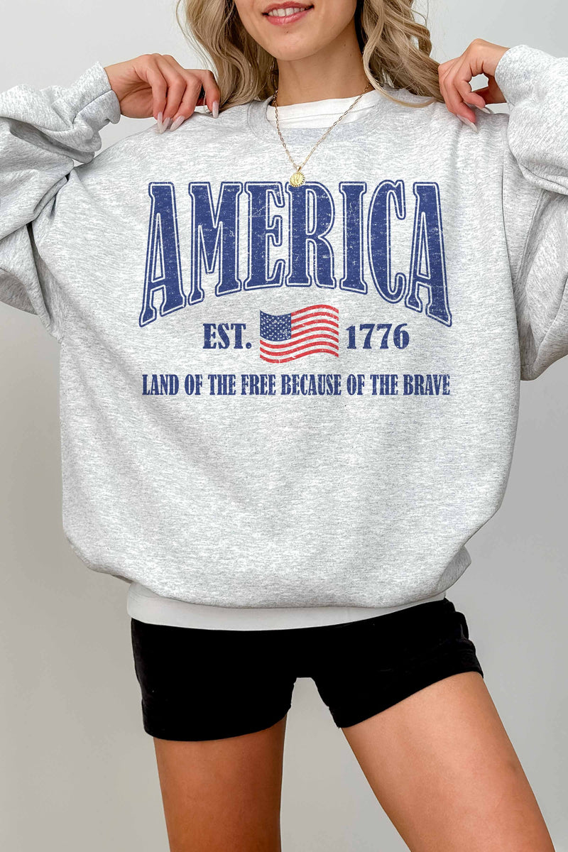 America Land of Free Sweatshirt