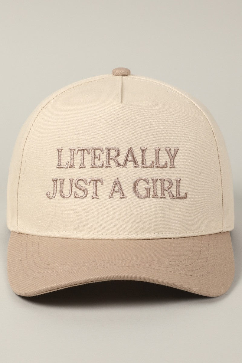 Literally Just A Girl Trucker Hat