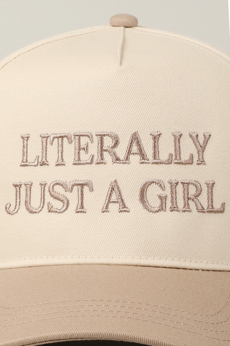 Literally Just A Girl Trucker Hat
