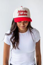 Nebraska Script Trucker Hat