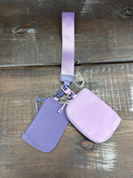 Dual Pouch Wristlet Wallet