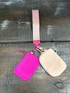 Dual Pouch Wristlet Wallet