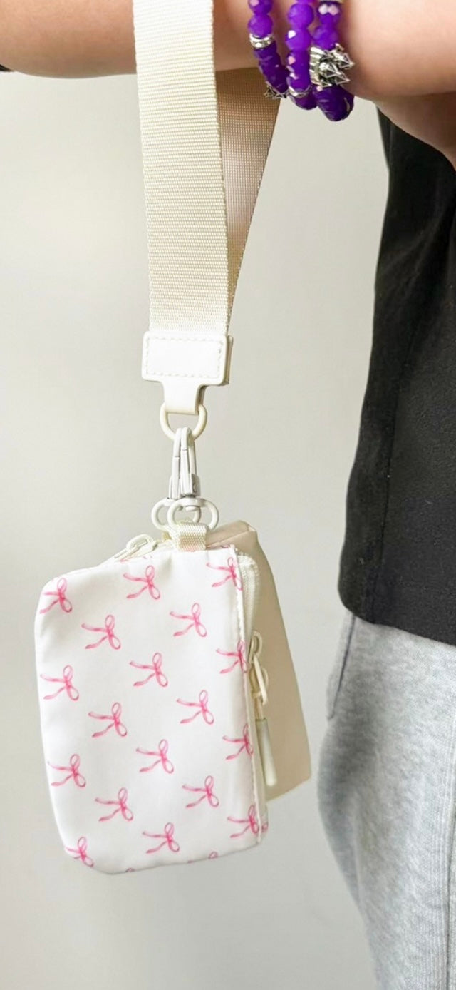 Dual Pouch Wristlet Wallet