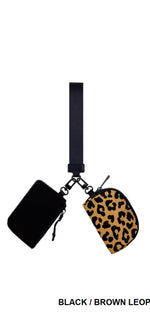 Dual Pouch Wristlet Wallet