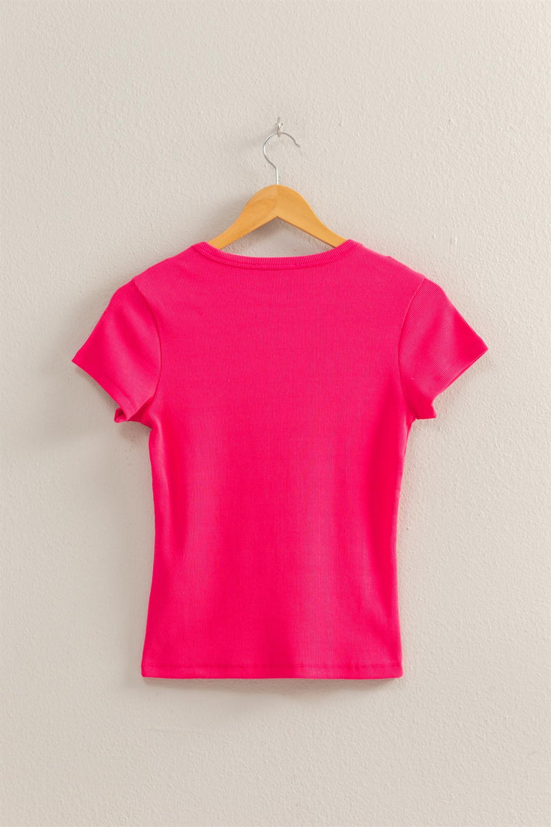 Megan Ribbed Top