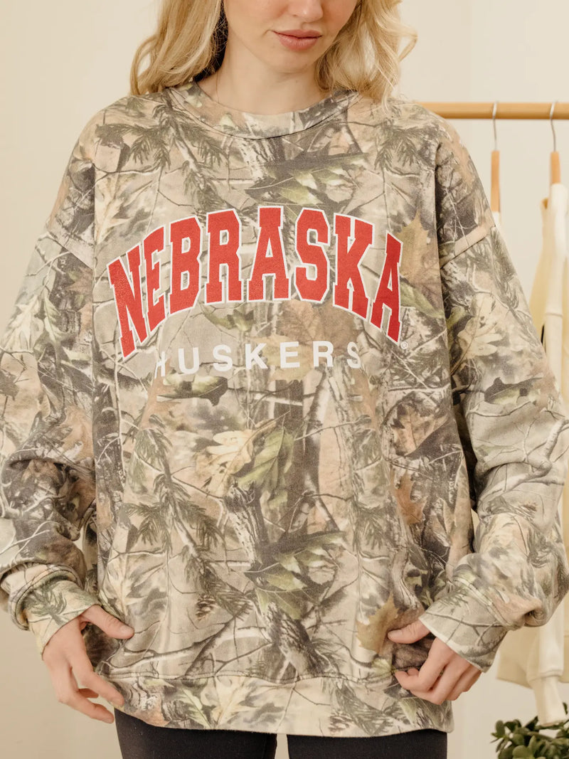 Nebraska Camo Sweatshirt
