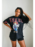 Huskers Split Oversized Tee