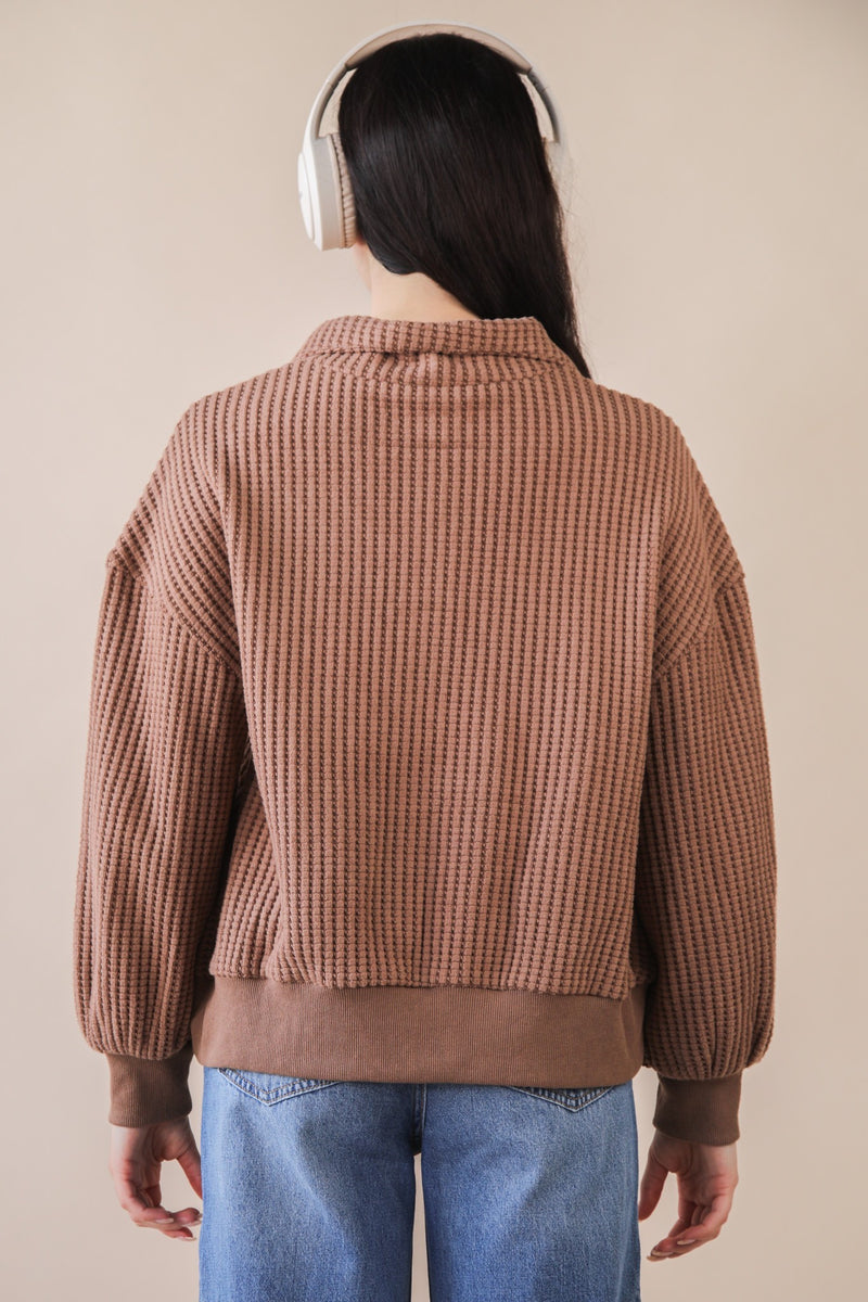 Teagan Waffle Knit Top