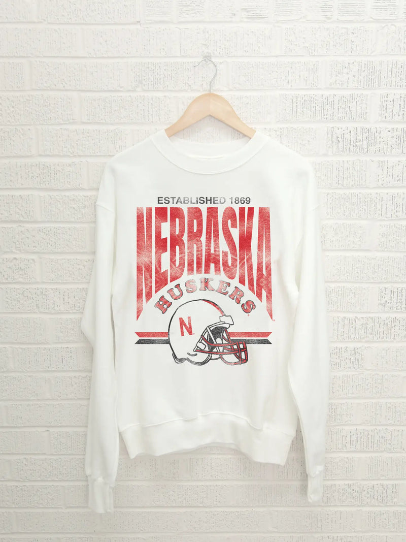 Nebraska Huskers Helmet Sweatshirt