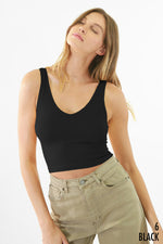 Addy V Neck Crop Top