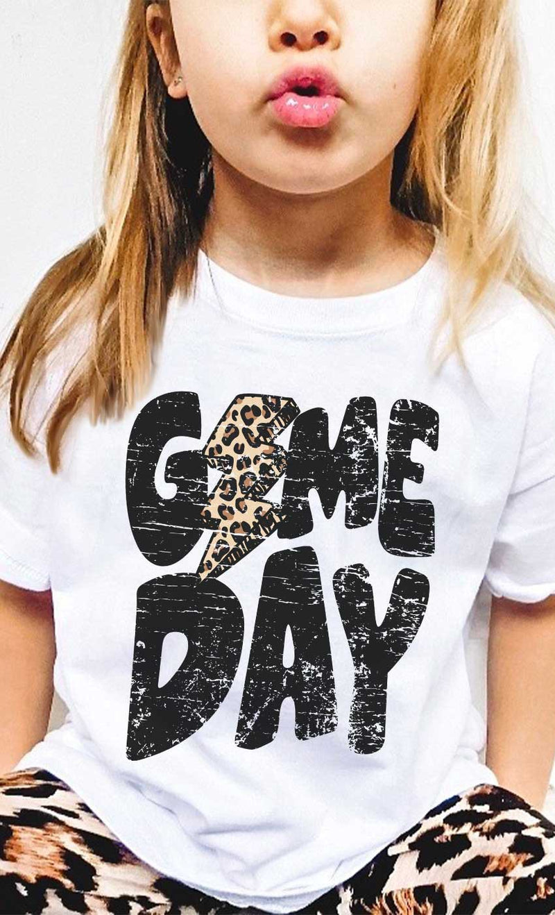 Lightening Bolt Kids game Day Tee