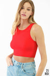 Maddie Highneck Crop Top