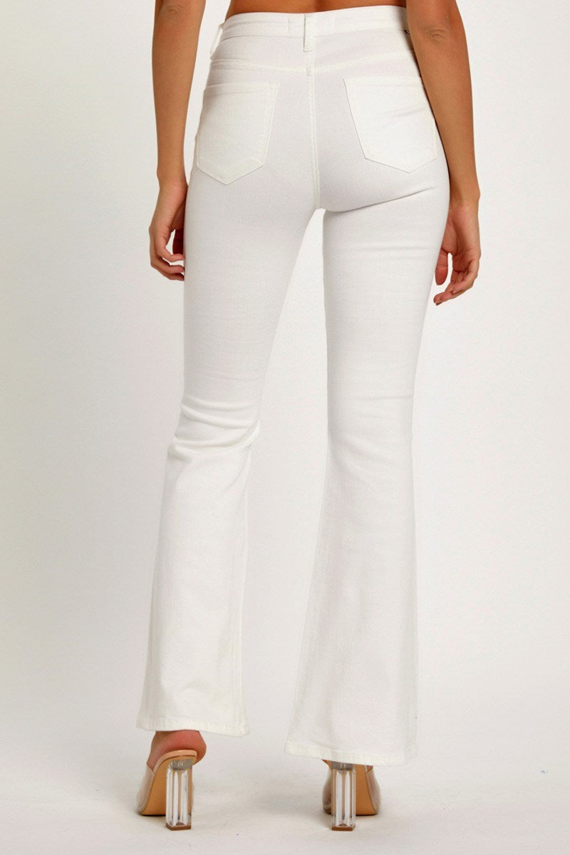 Dianne White Flare Jeans