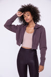 Tara Cropped Zip up