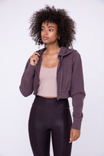 Tara Cropped Zip up