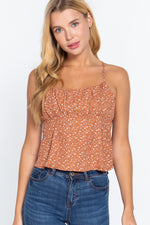 Tell Me About It Floral Top