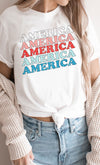 Retro America Repeat Graphic Tee